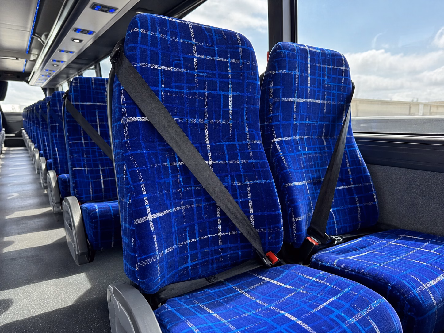 cupertino charter bus rental inside