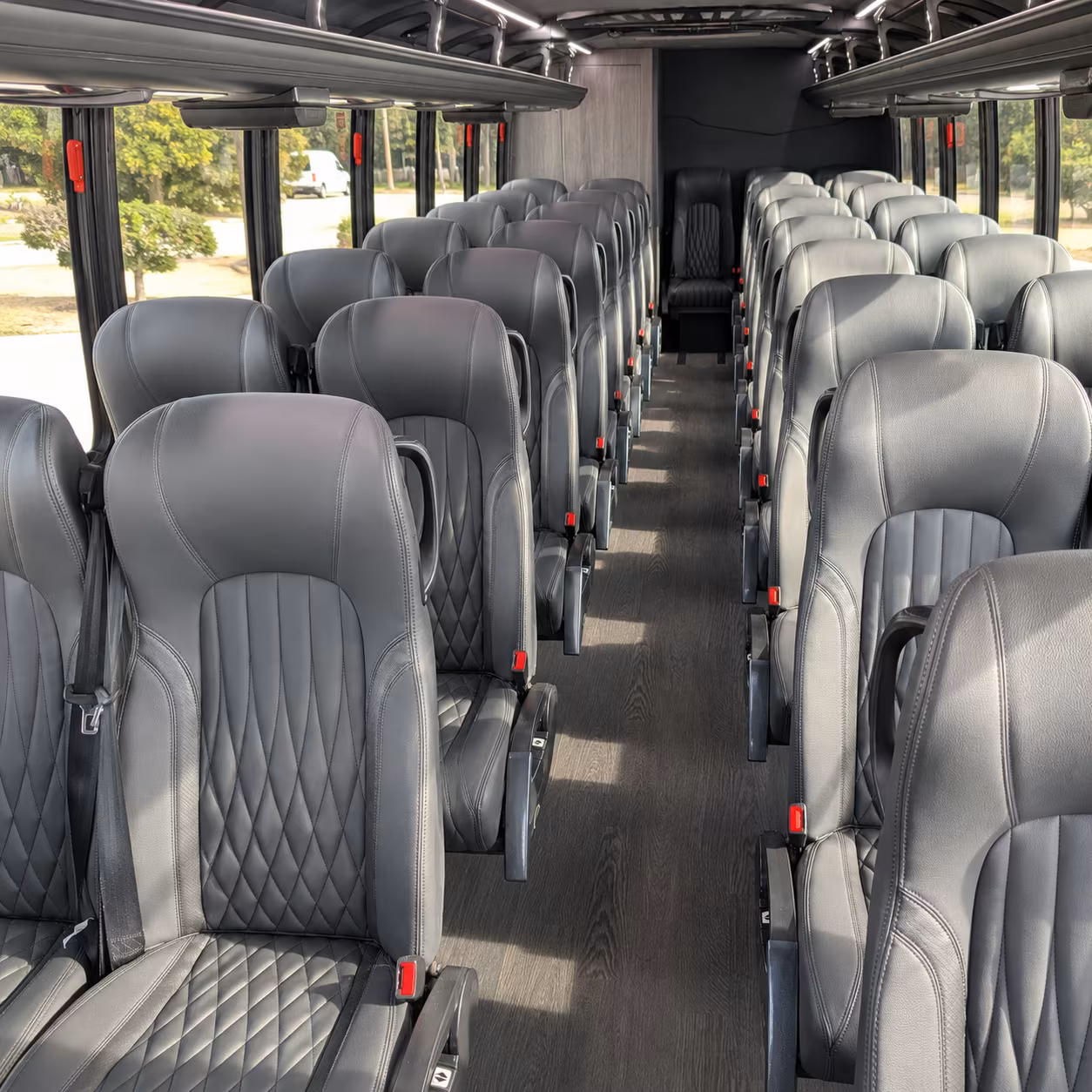 cupertino corporate event transportation onboard seating